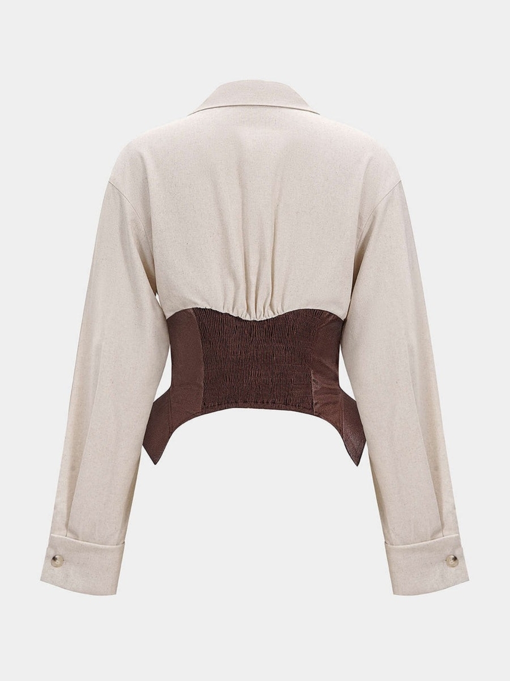 Brown Corset Top - Picture 4 of 9